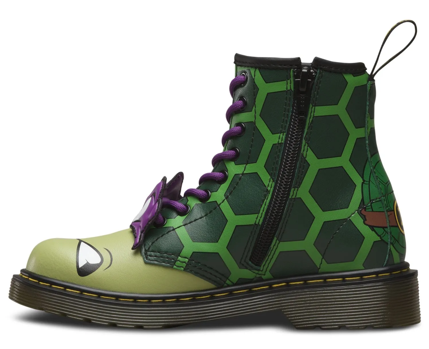 1460 Kids TMNT Donnie D Green T Lamper Boots