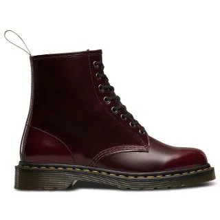 1460 Vegan Cherry Red Oxford Rub Off Boot