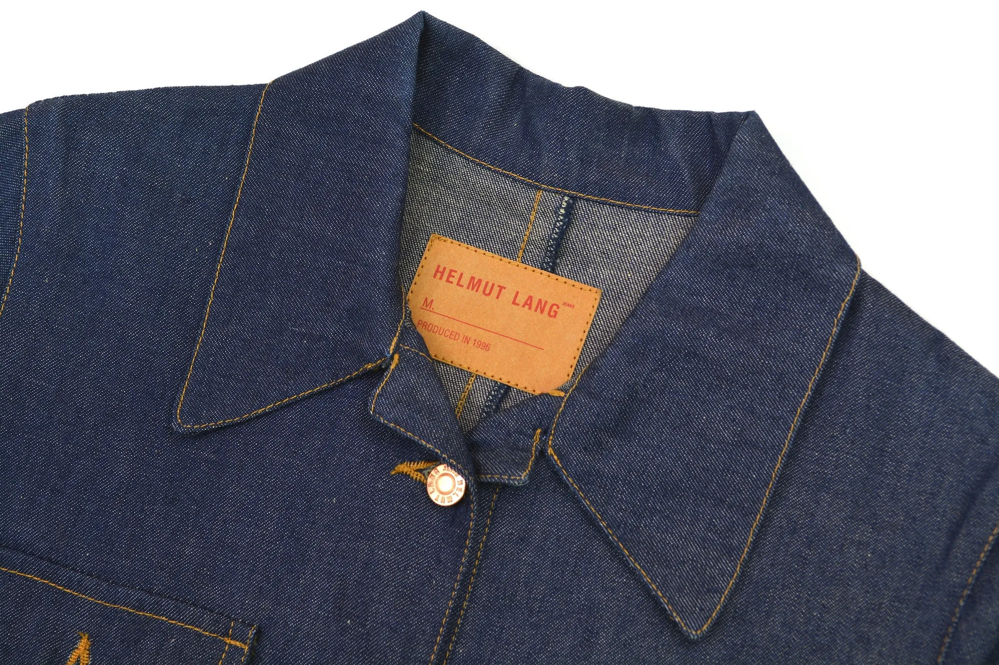 1997 Fine Raw Denim Button-Down Dress