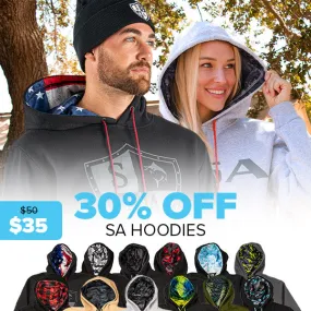 30% OFF SA HOODIES