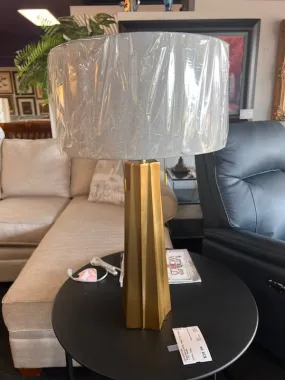 30" H Maris Gold Steel Table Lamp