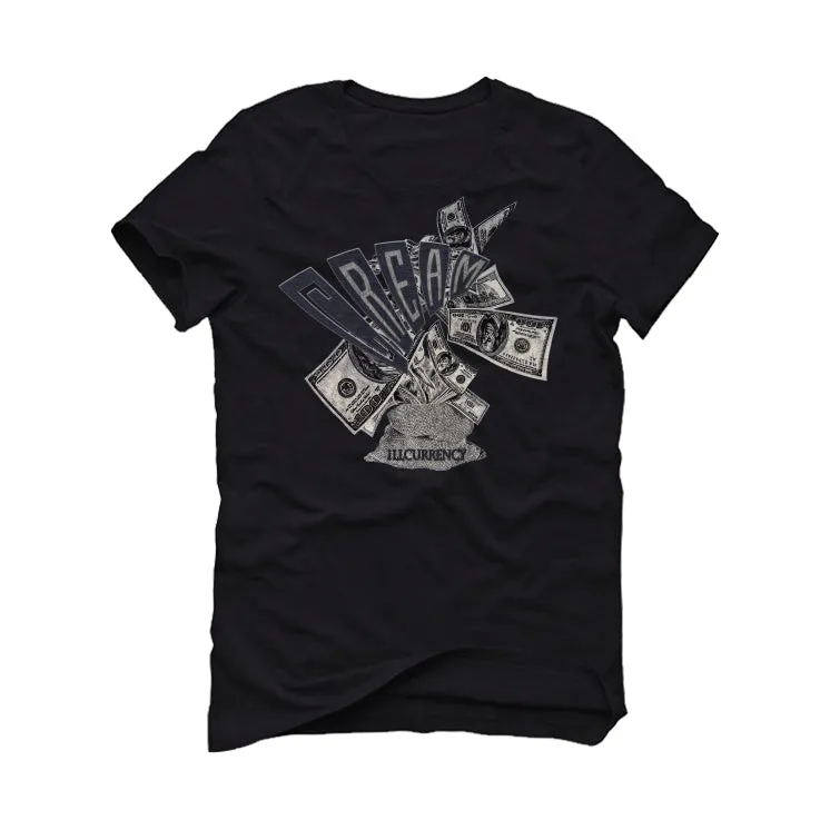 Air Jordan 6 "Georgetown" Black T-Shirt (CREAM)