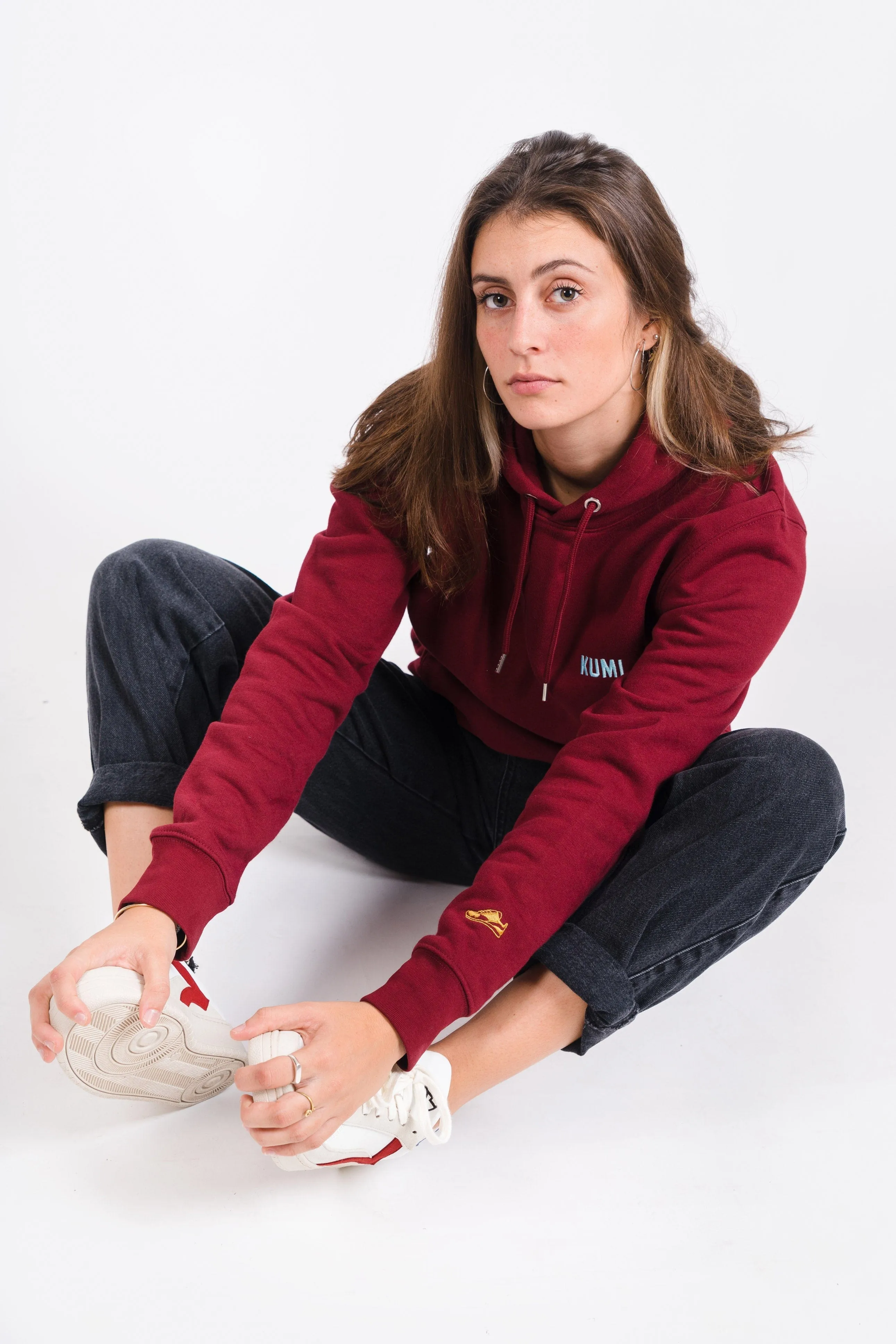 Airplane Unisex Organic Cotton Hoodie | Burgundy