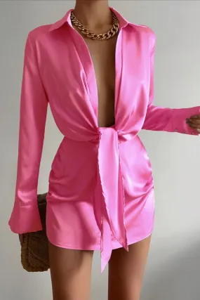 Aja Mini Dress - Pink