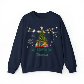 All booked for Christmas - Unisex Heavy Blend Crewneck Sweatshirt