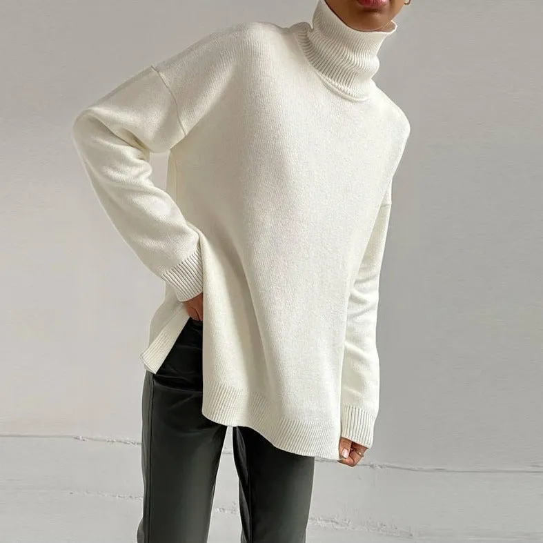 Allecra Turtleneck Oversize Sweater