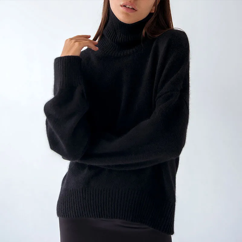 Allecra Turtleneck Oversize Sweater