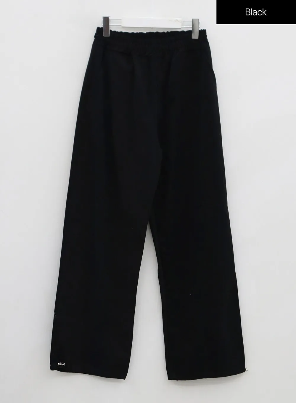 Ankle String Elastic Wide Pants OO28