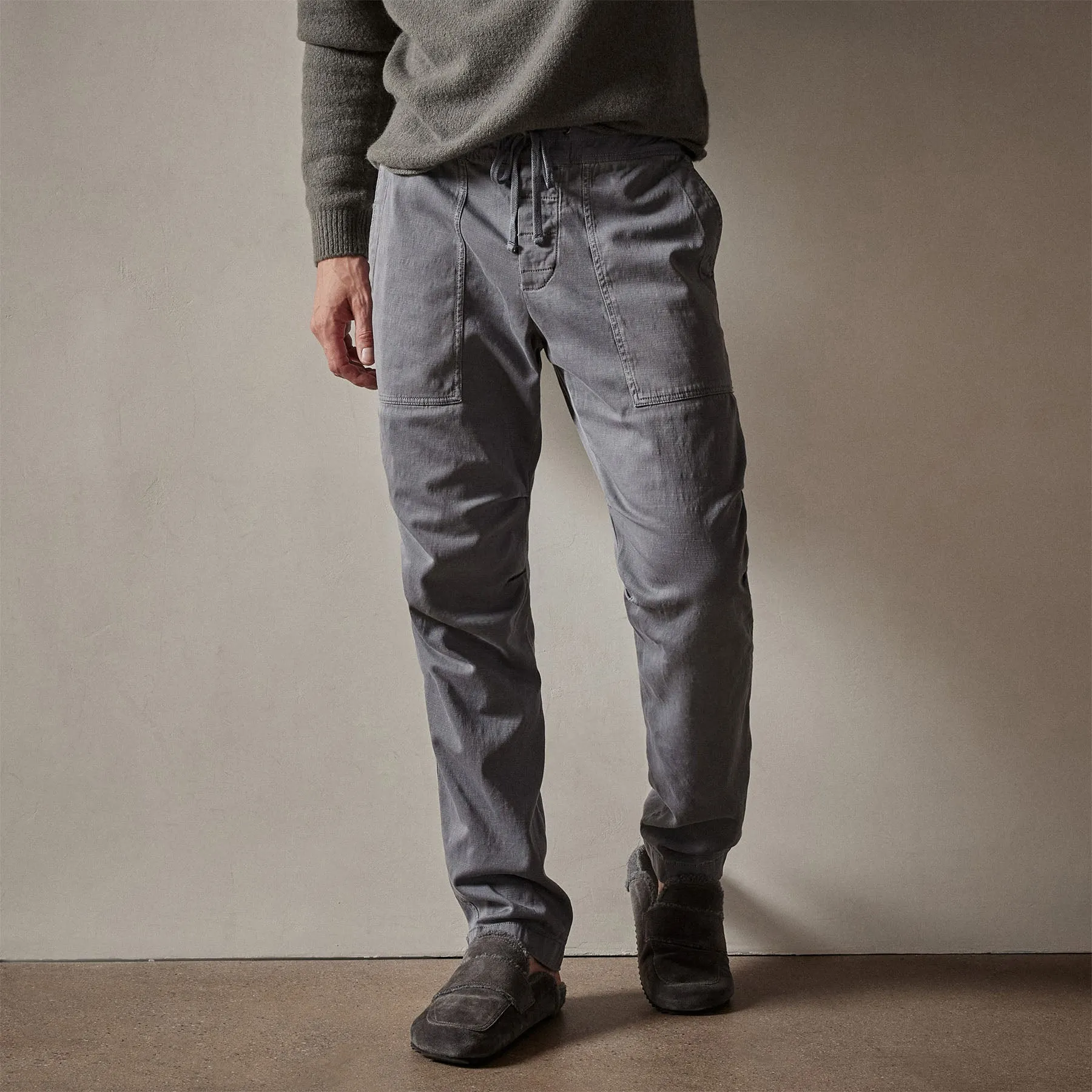 Army Cotton Slub Utility Pant - Arsenic Pigment