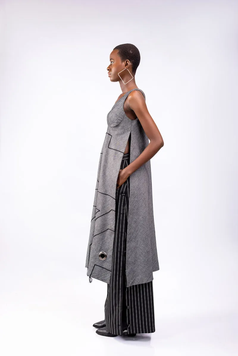 ATTO TETTEH Alawo Sleeveless Cashmere Dress