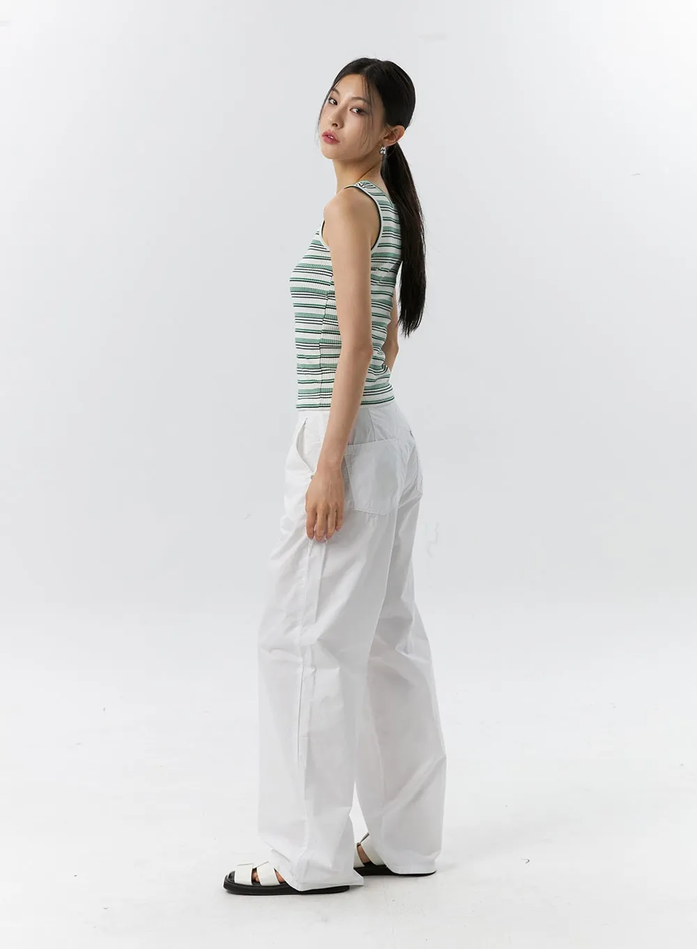 Baggy Cotton Pants IL326