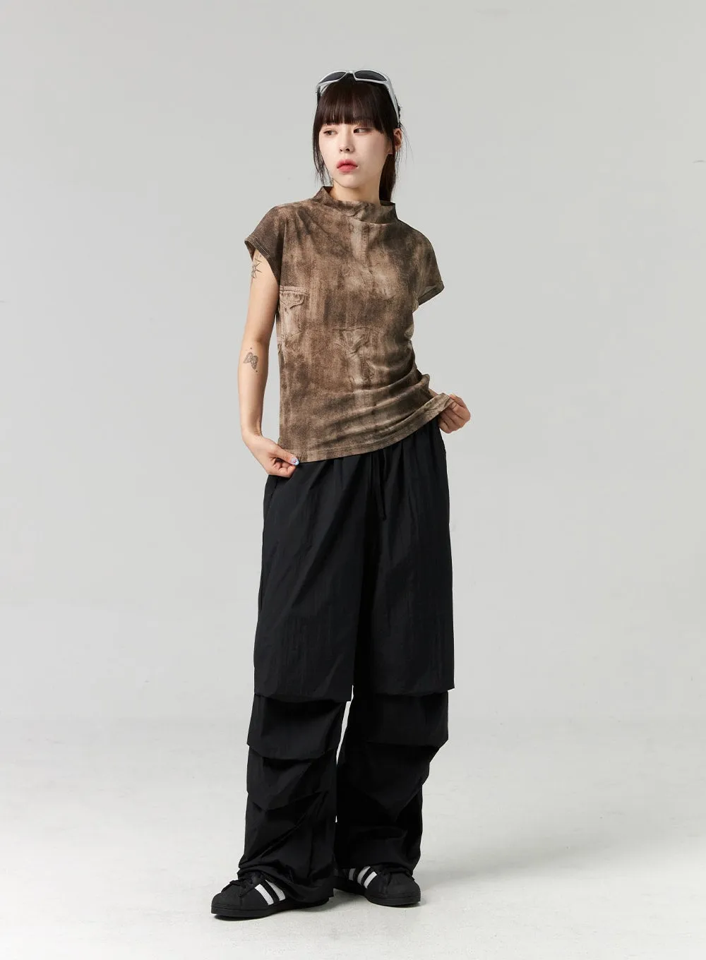 Baggy Nylon Pants Unisex CL320