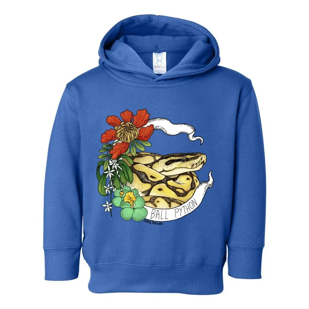 Ball Python Banner Toddler Pullover Hoodie