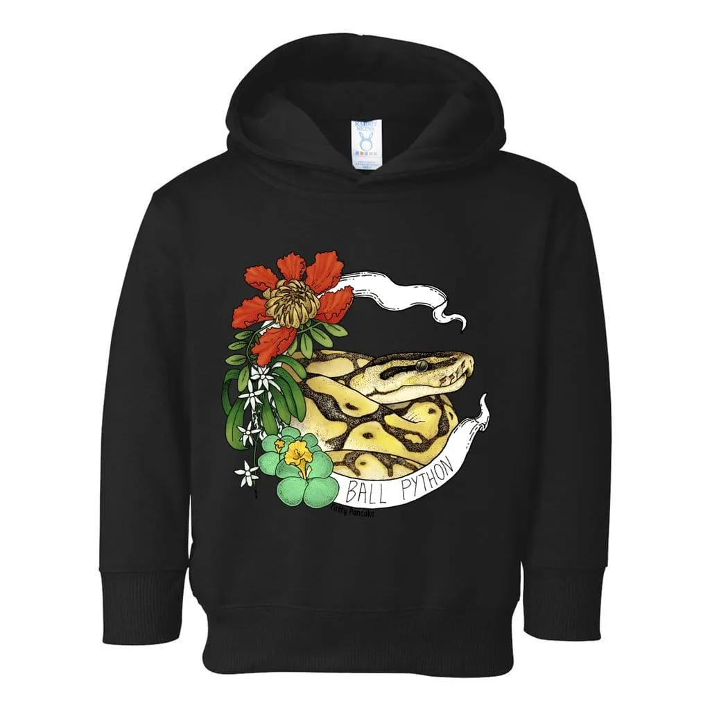 Ball Python Banner Toddler Pullover Hoodie