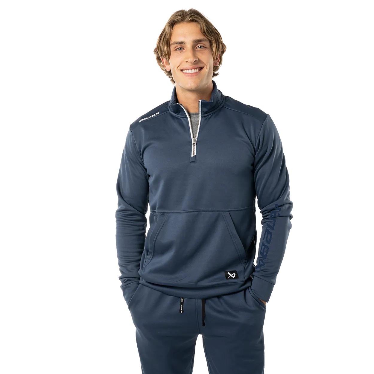 BAUER TEAM FLEECE 1/2 ZIP SENIOR