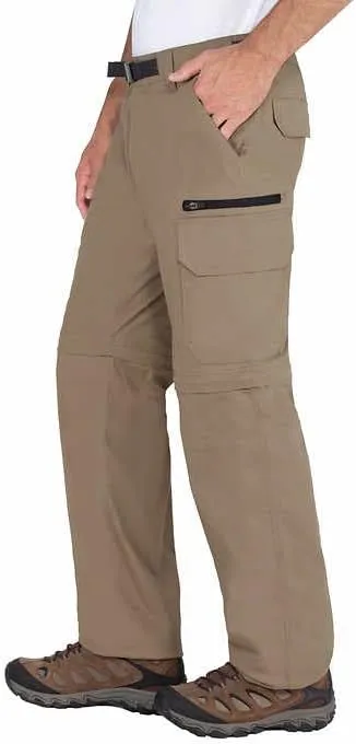 BC Clothing Men's Convertible Stretch Cargo Pants or Shorts