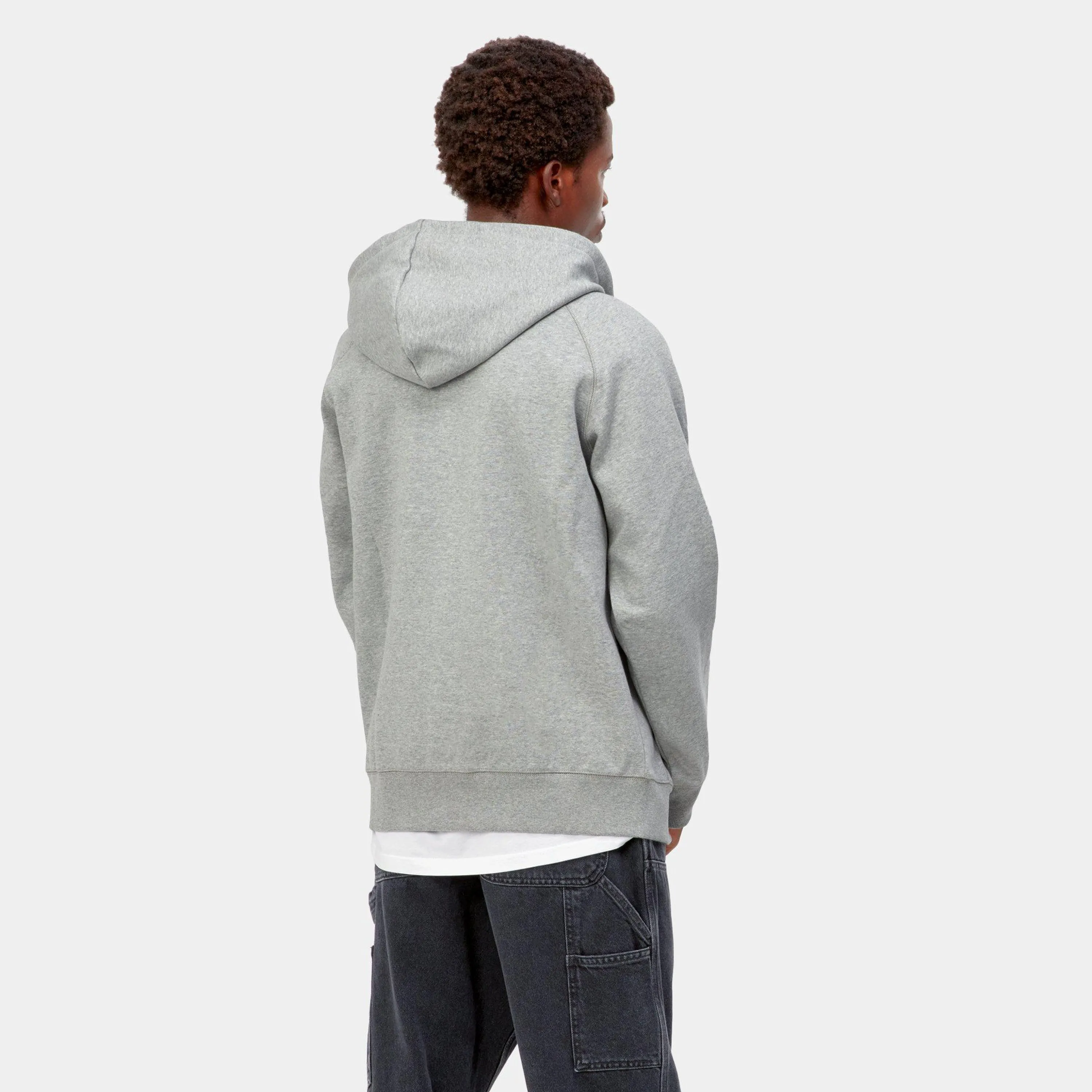 Carhartt Hooded Chase Jacket Grey Heather/ Gold