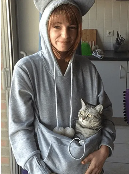 CAT SNUGGLE HOODIE