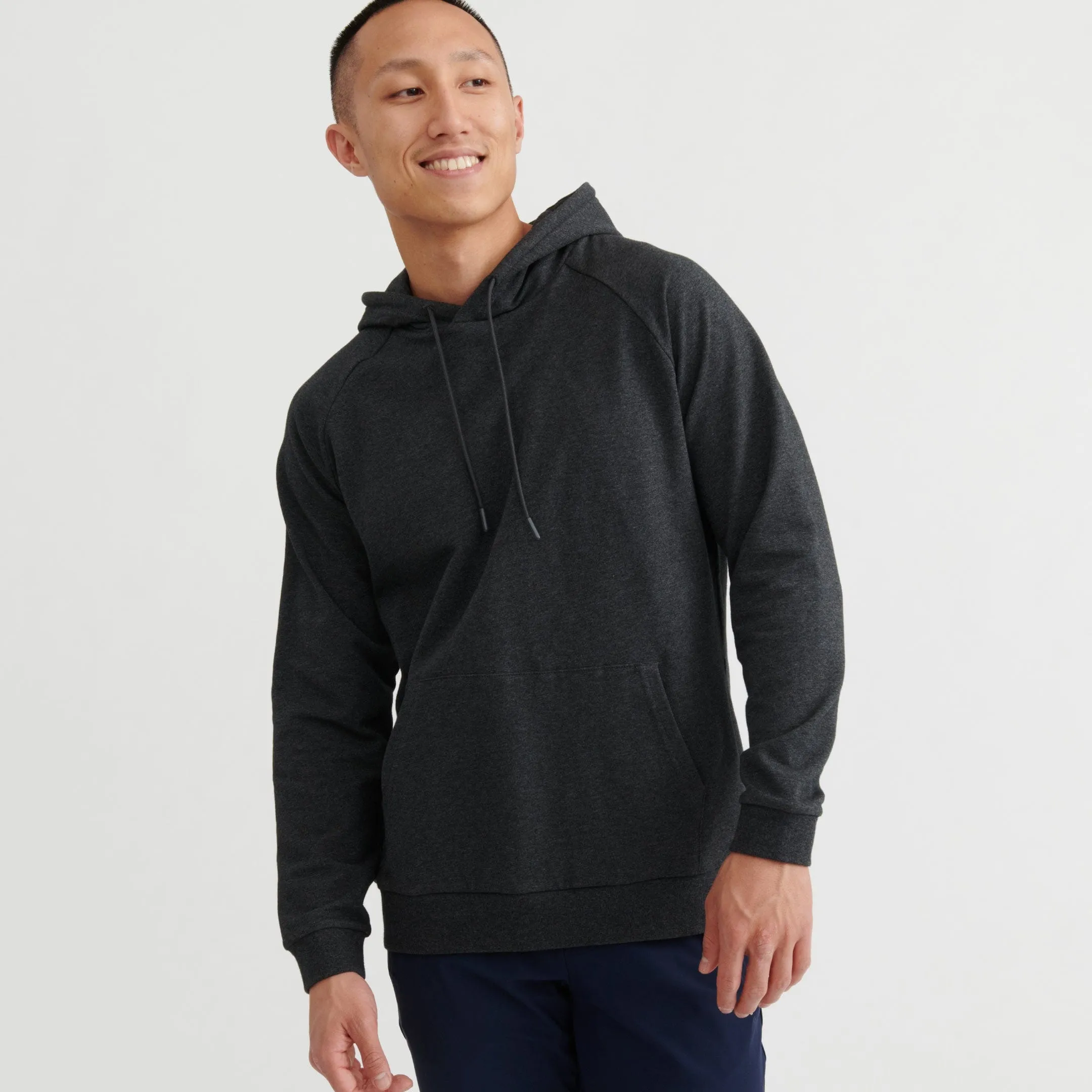 Charcoal French Terry Pullover Hoodie