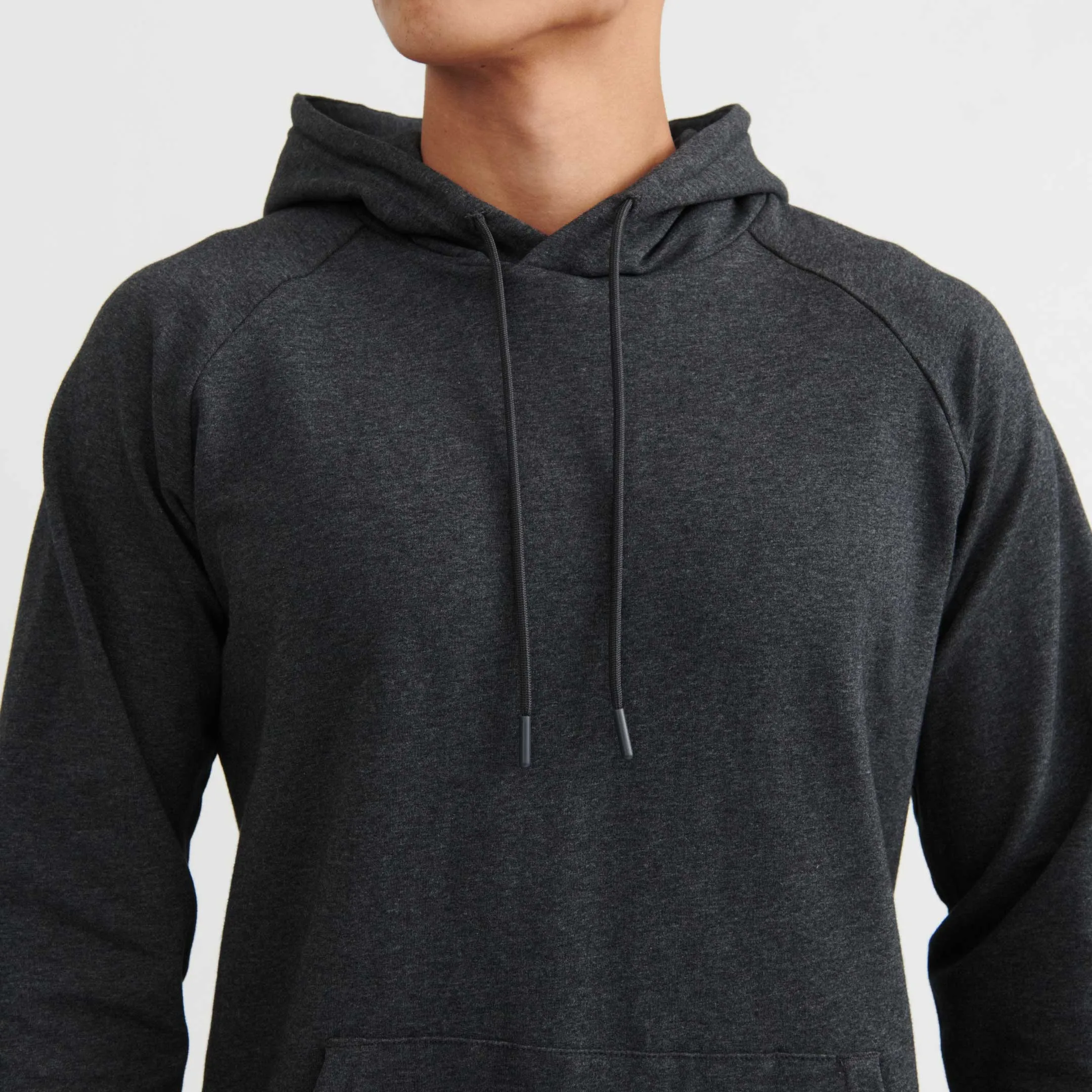 Charcoal French Terry Pullover Hoodie