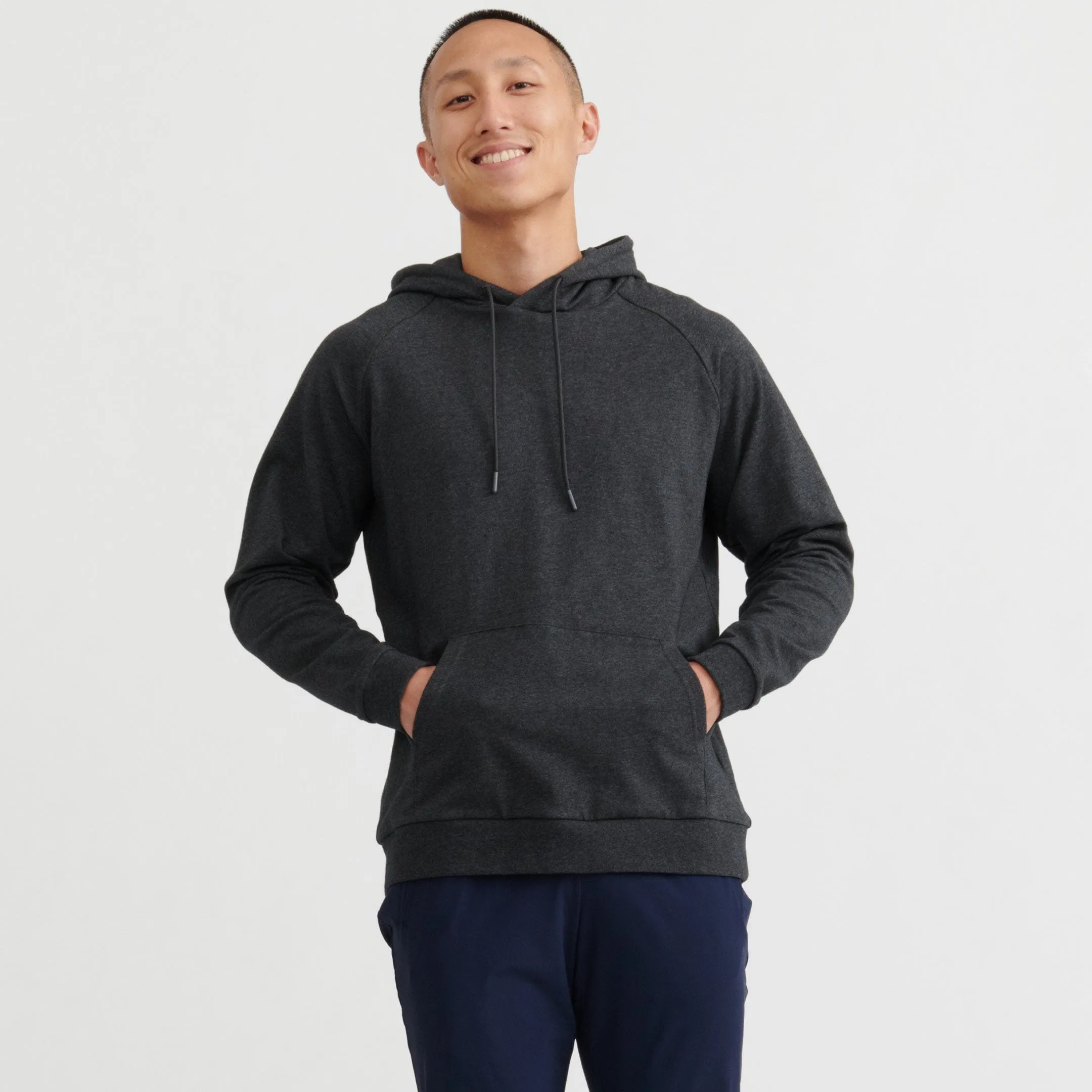 Charcoal French Terry Pullover Hoodie