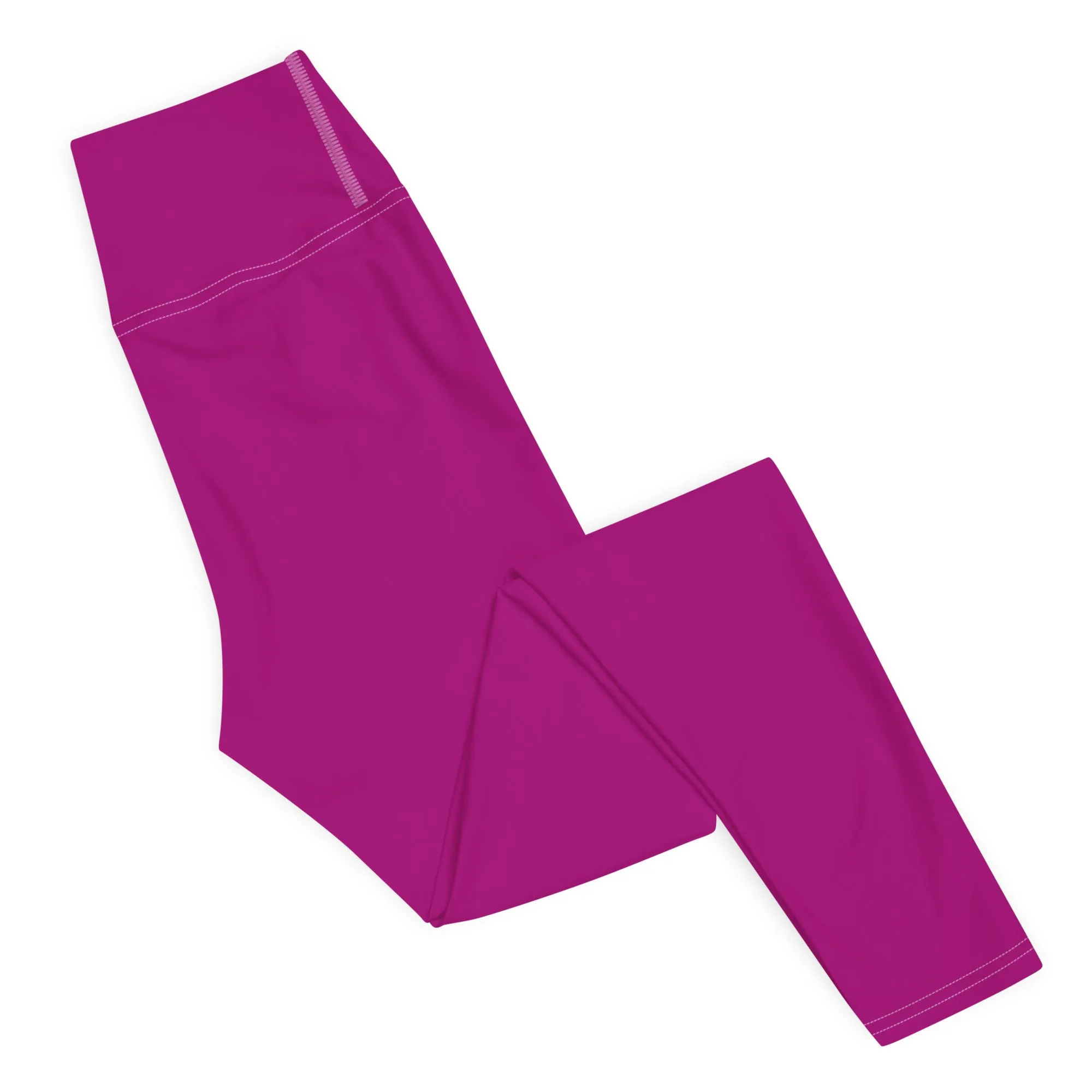 City Vibes: Solid Color Yoga Pants Leggings for Women - Fresh Eggplant