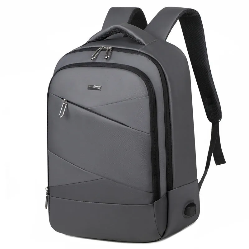 Cross-Border New Arrival Computer Bag Men's Multi-Functional Business Casual Backpack Derm Simple Large Capacity Waterproof Rucksack Men