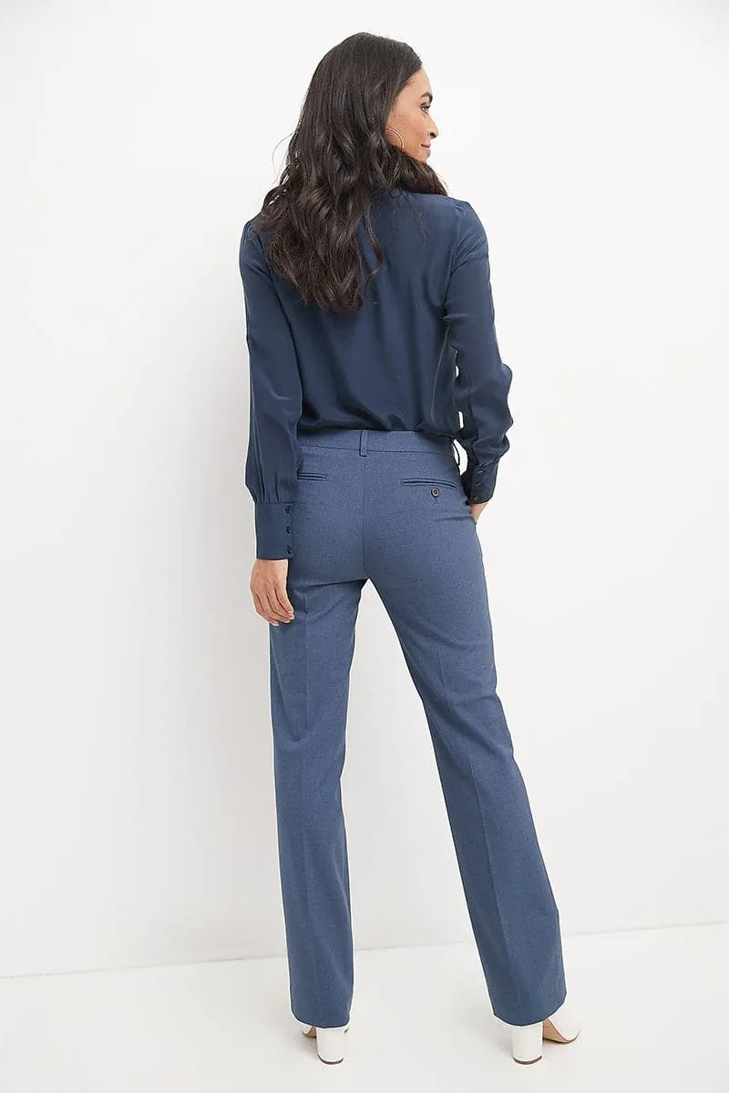 Easy care straight leg trouser dress pants