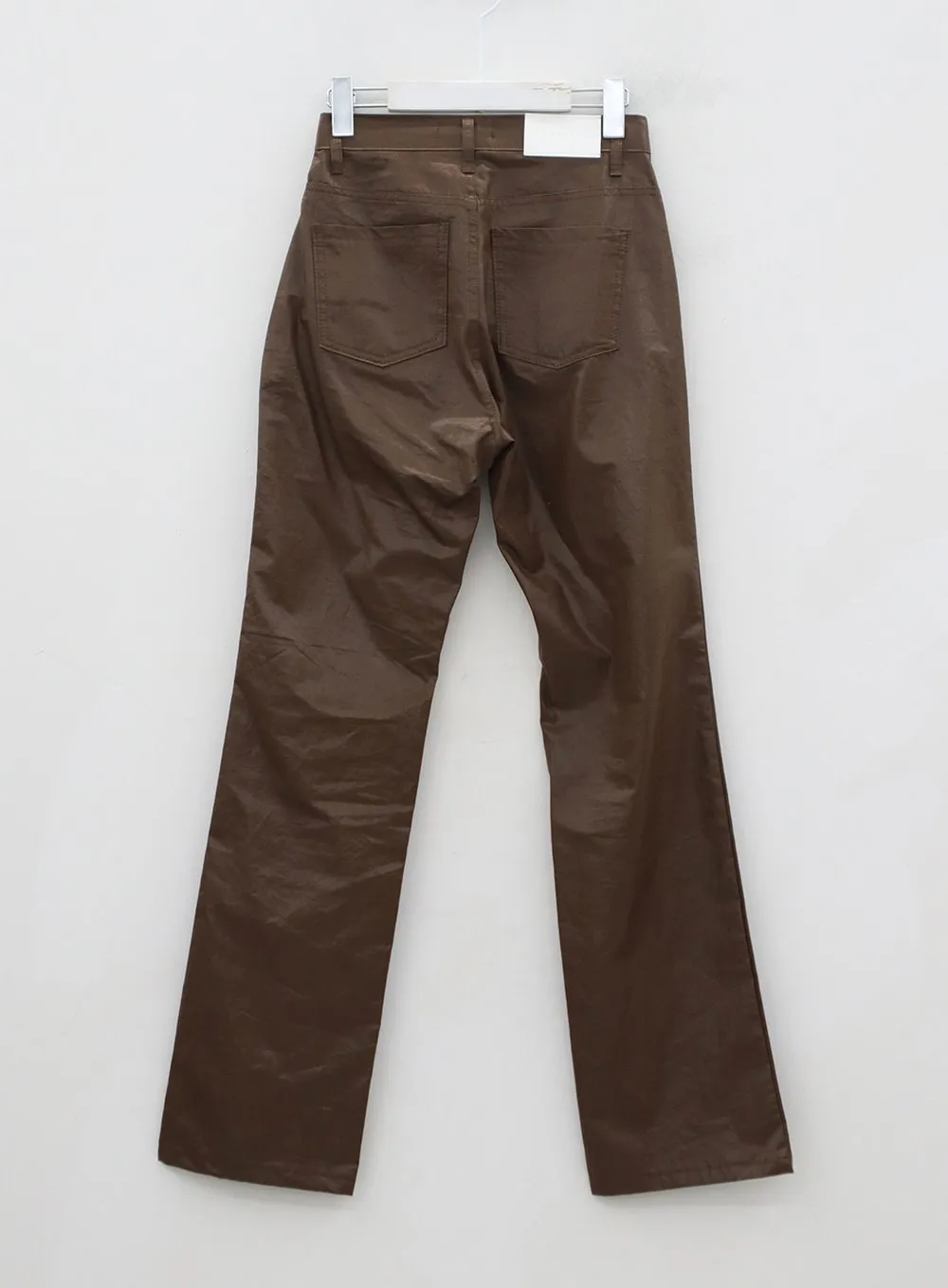 Faux Leather Straight Pants BD09