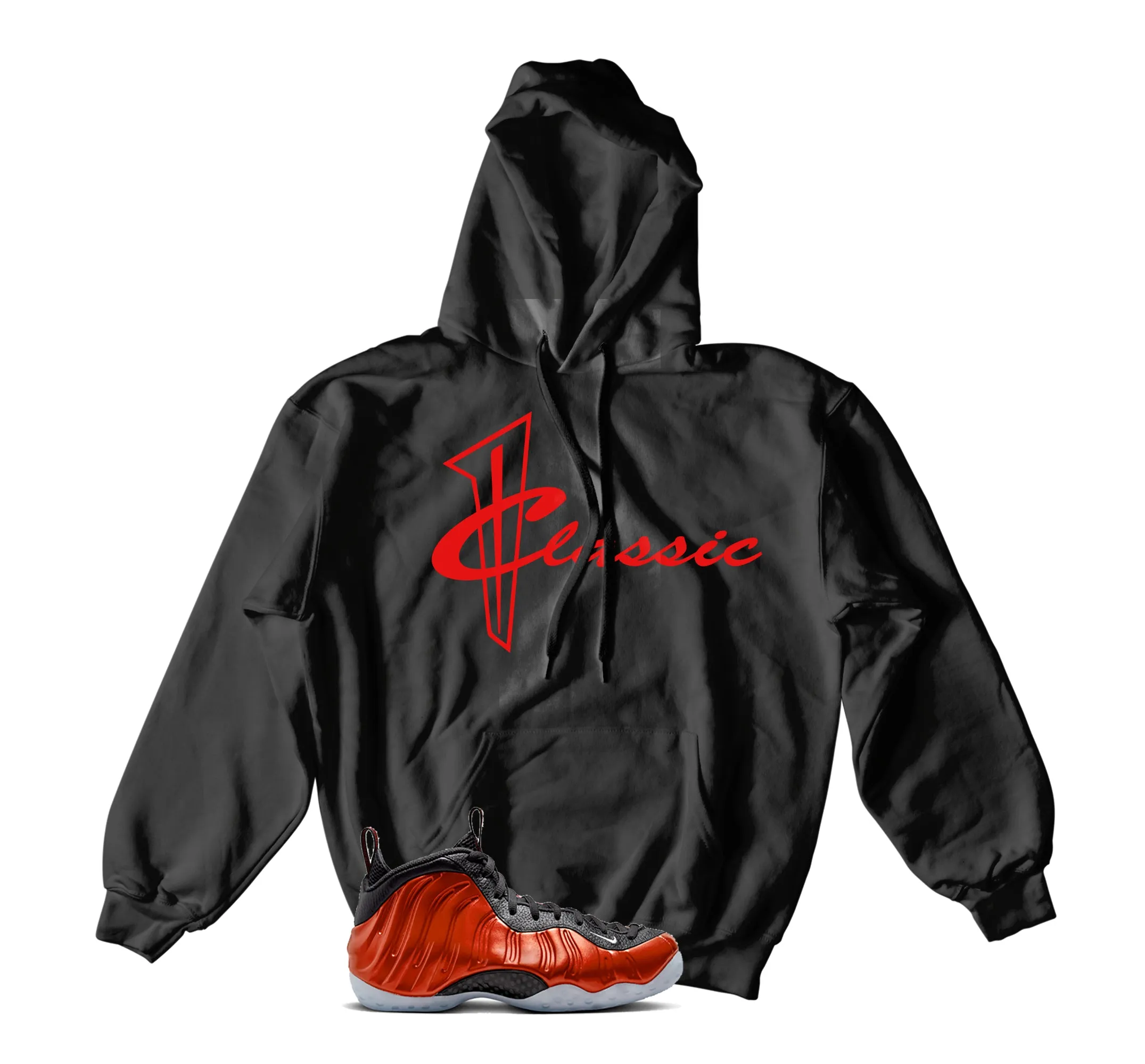 Foamposite Metallic Red Classic Hoody