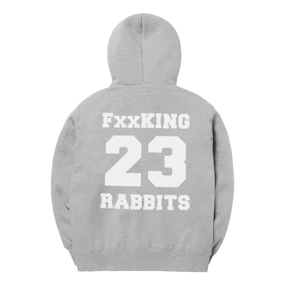 #FR2 COLLEGE LOGO HOODIE-GREY