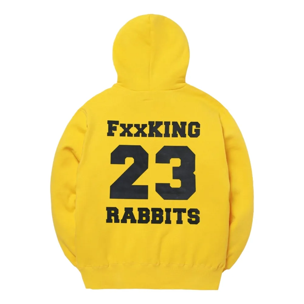 #FR2 COLLEGE LOGO HOODIE-YELLOW