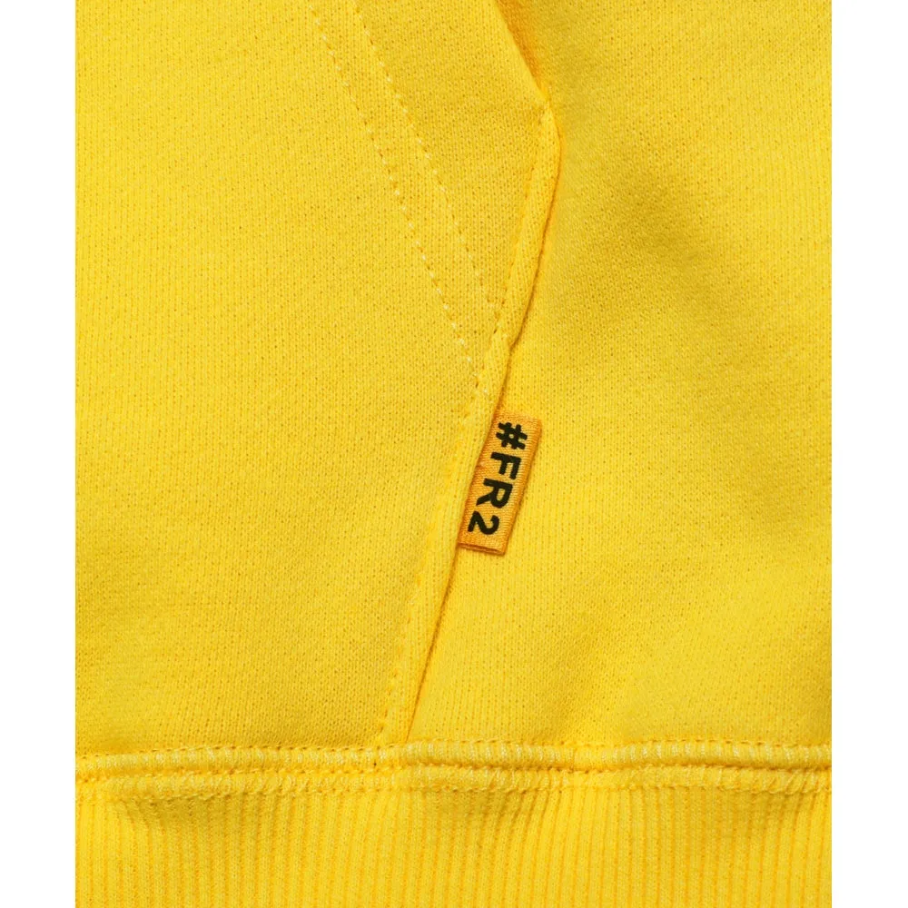 #FR2 COLLEGE LOGO HOODIE-YELLOW