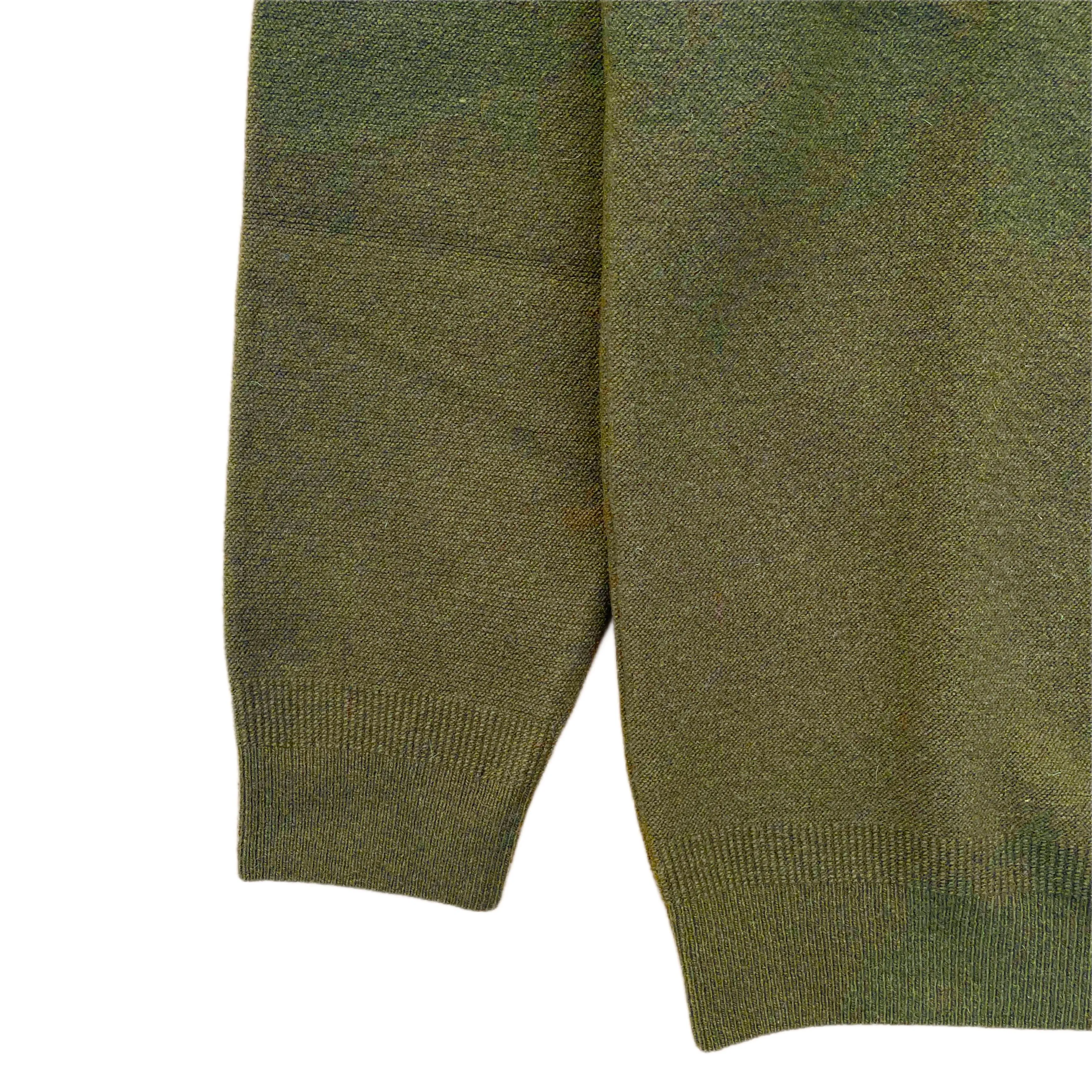 FRESH Crew Neck Wool Sweater Military Green