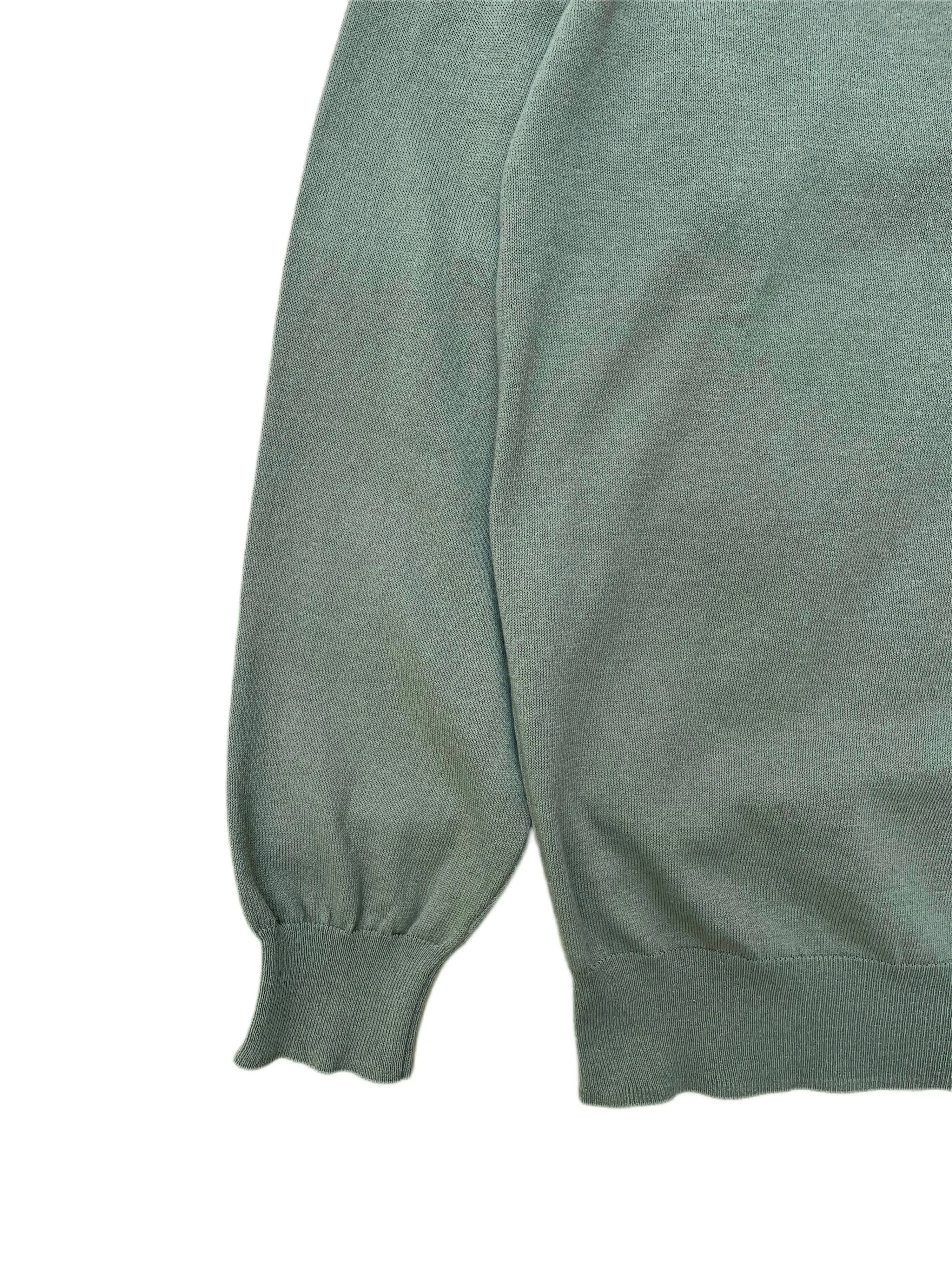 FRESH Polo Long Sleeve Made In Italy Green