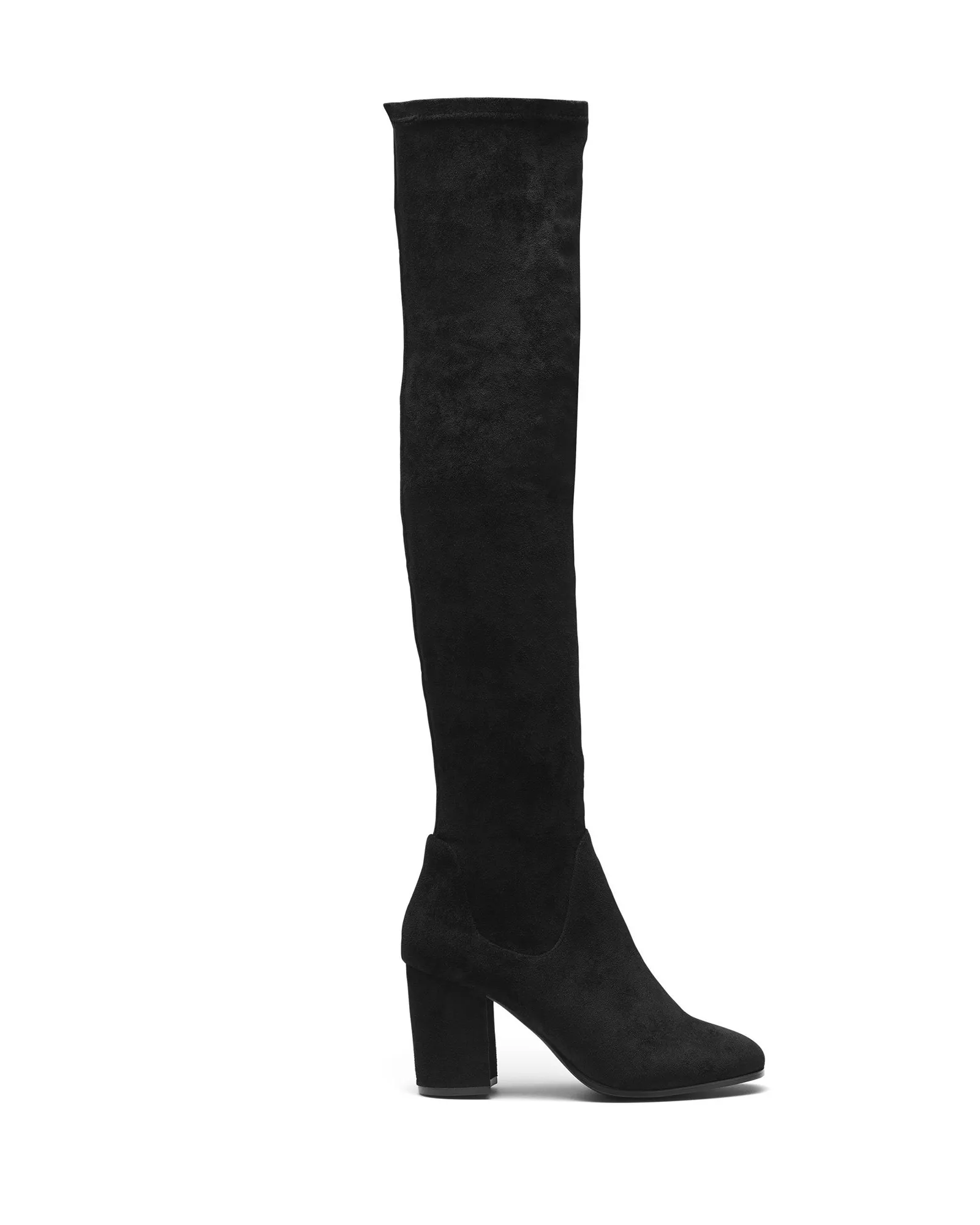 Hanover Tall Boot Black Suede