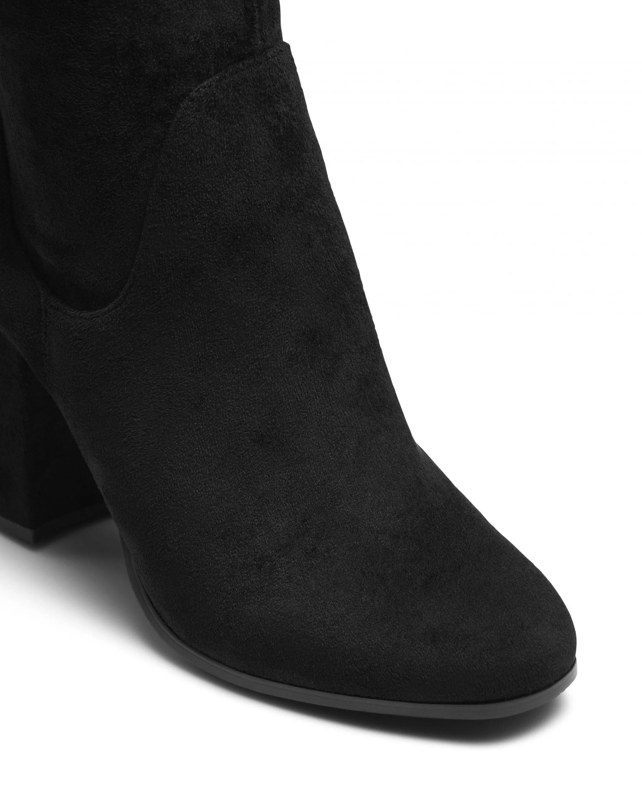 Hanover Tall Boot Black Suede