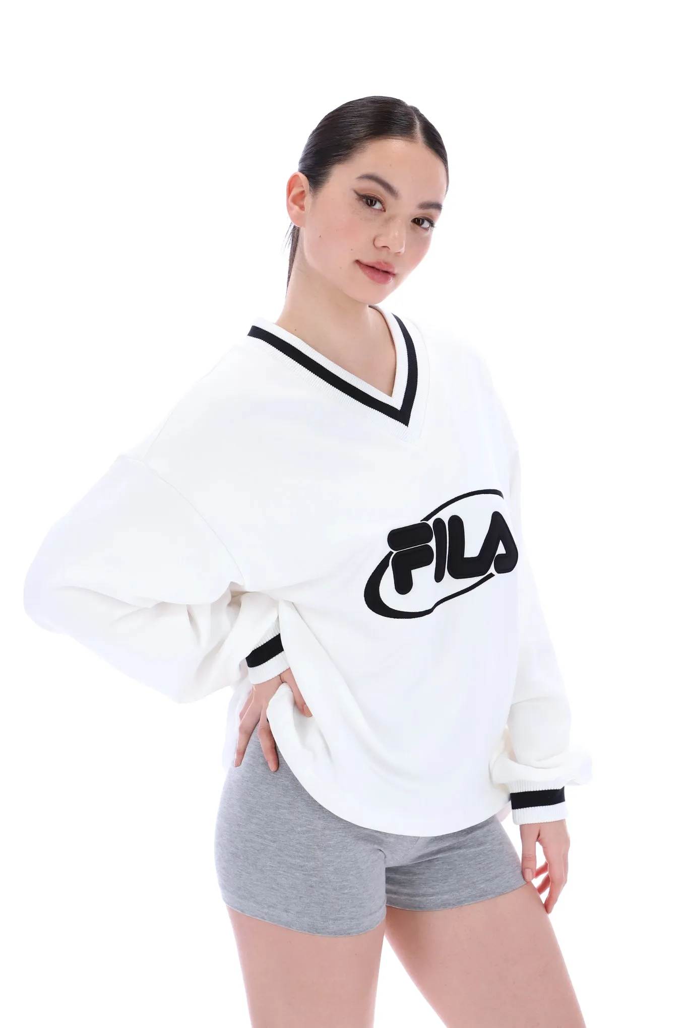 Heritage Overfit V-neck Pullover