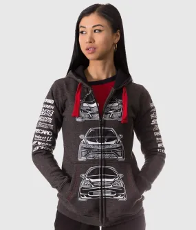 Honda Civic FK, FN, EP Womens Hoodie