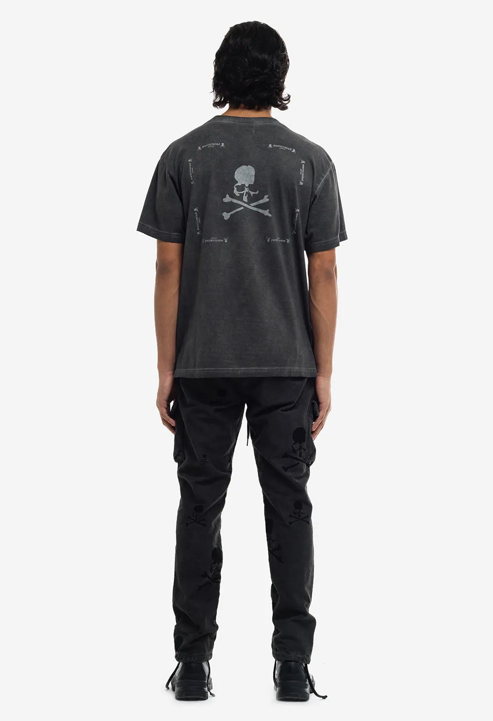 JE X Mastermind Cold Dye Lucky Pocket Tee / Charcoal