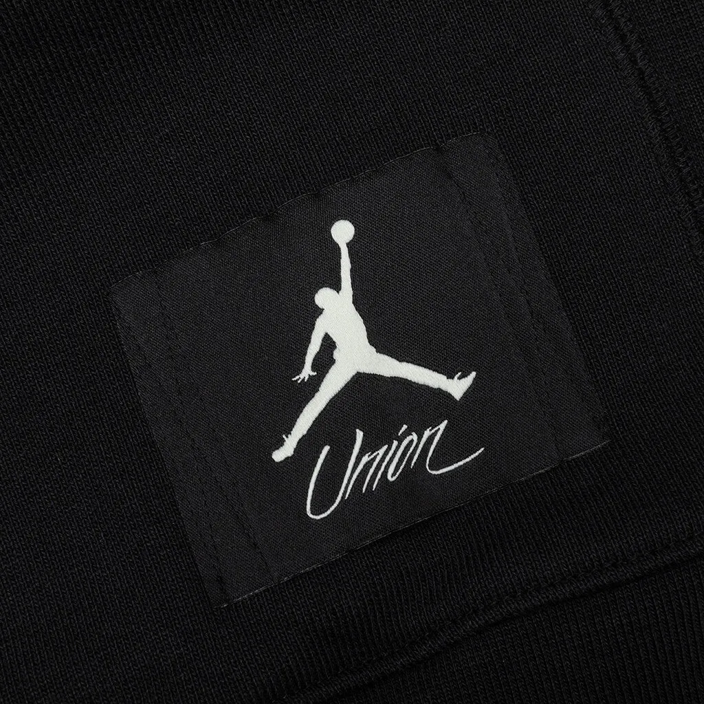 Jordan x Union Fleece Hoodie - Black/Coconut Milk