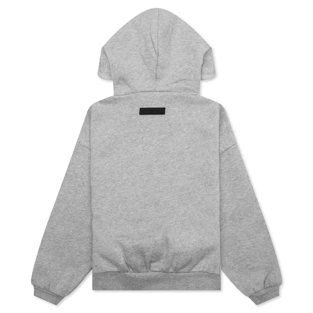 Kids Hoodie -  Dark Heather Oatmeal