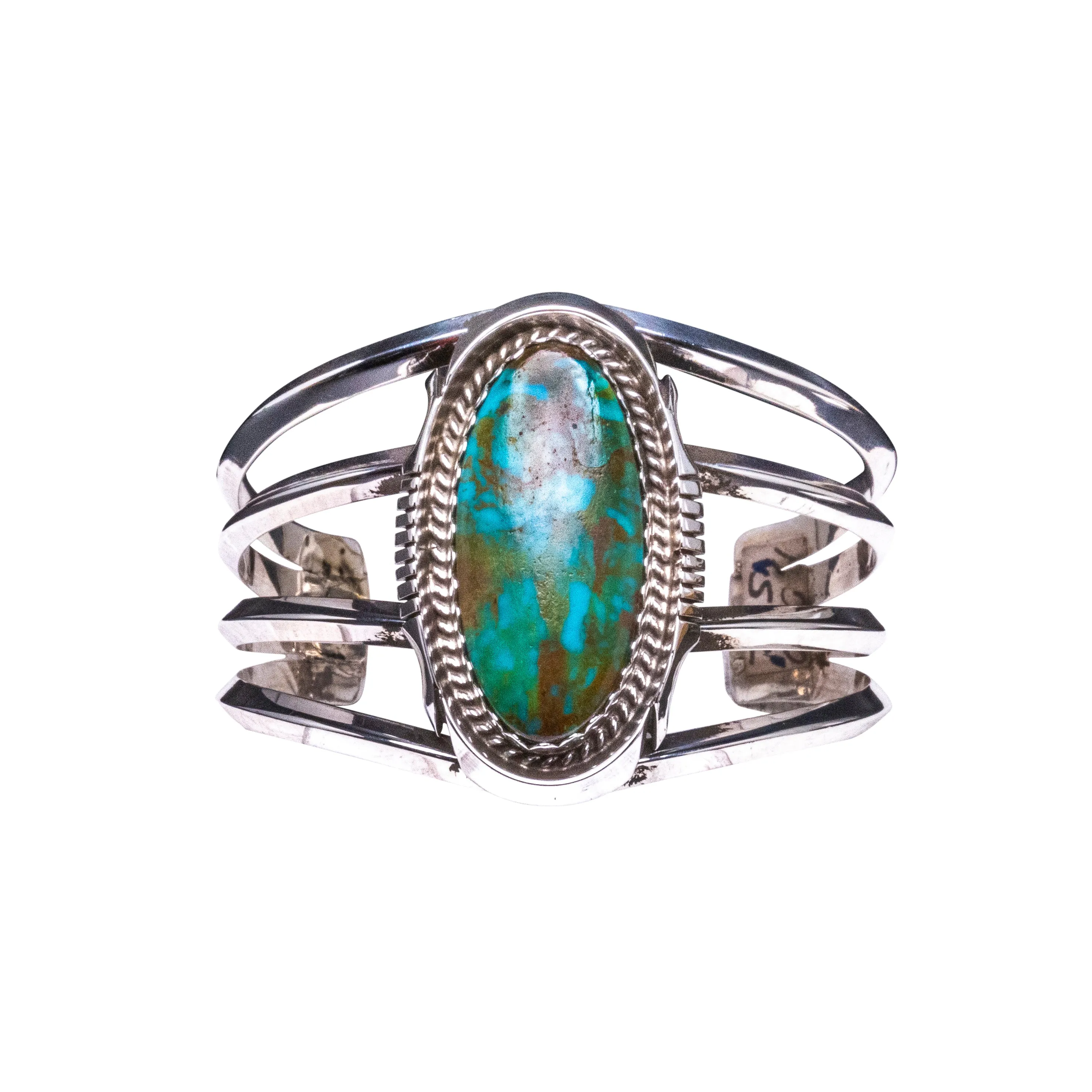 Kingman Turquoise Bracelet | H. Etsitty