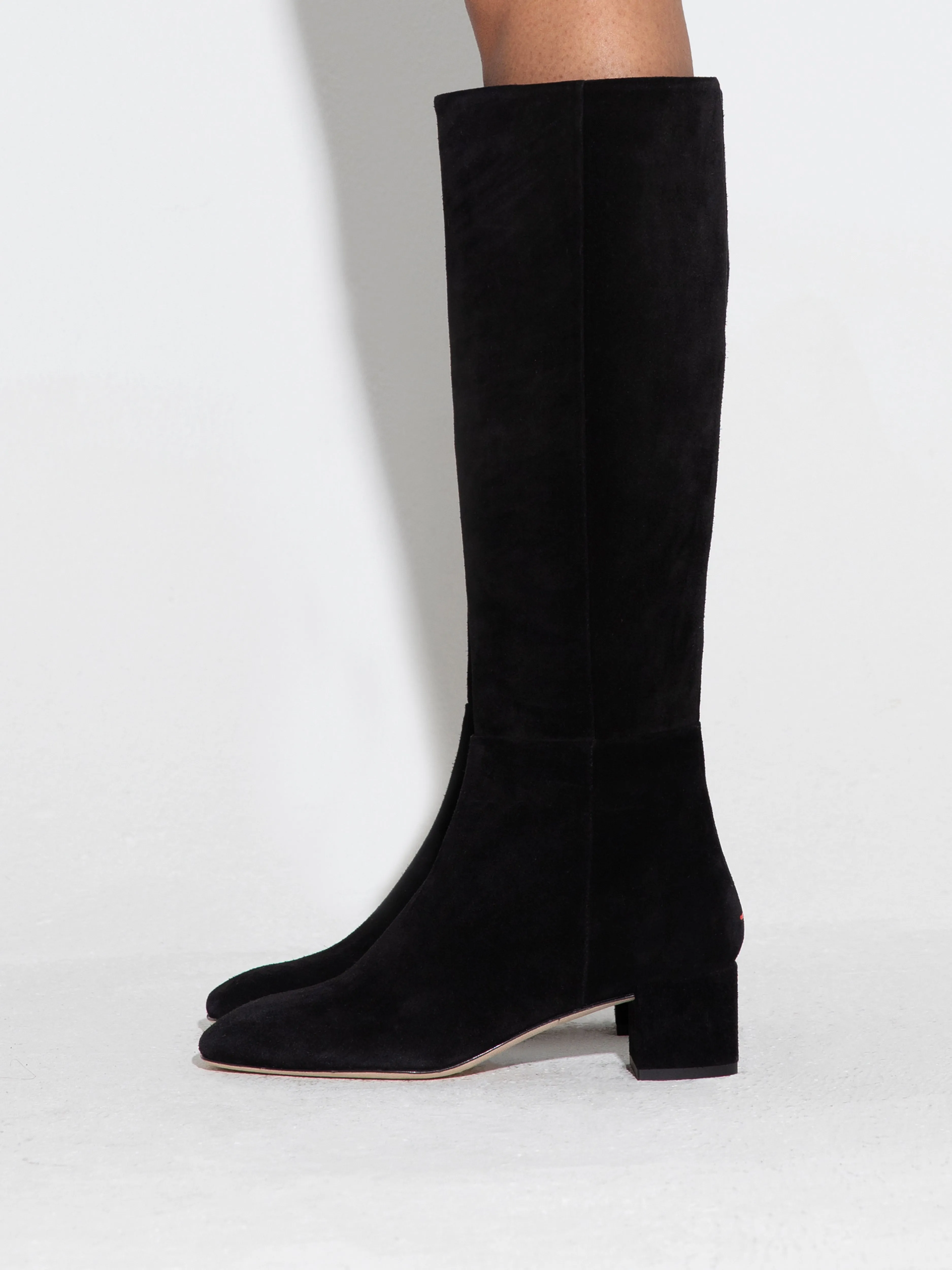 Laura Suede Knee-High Boots