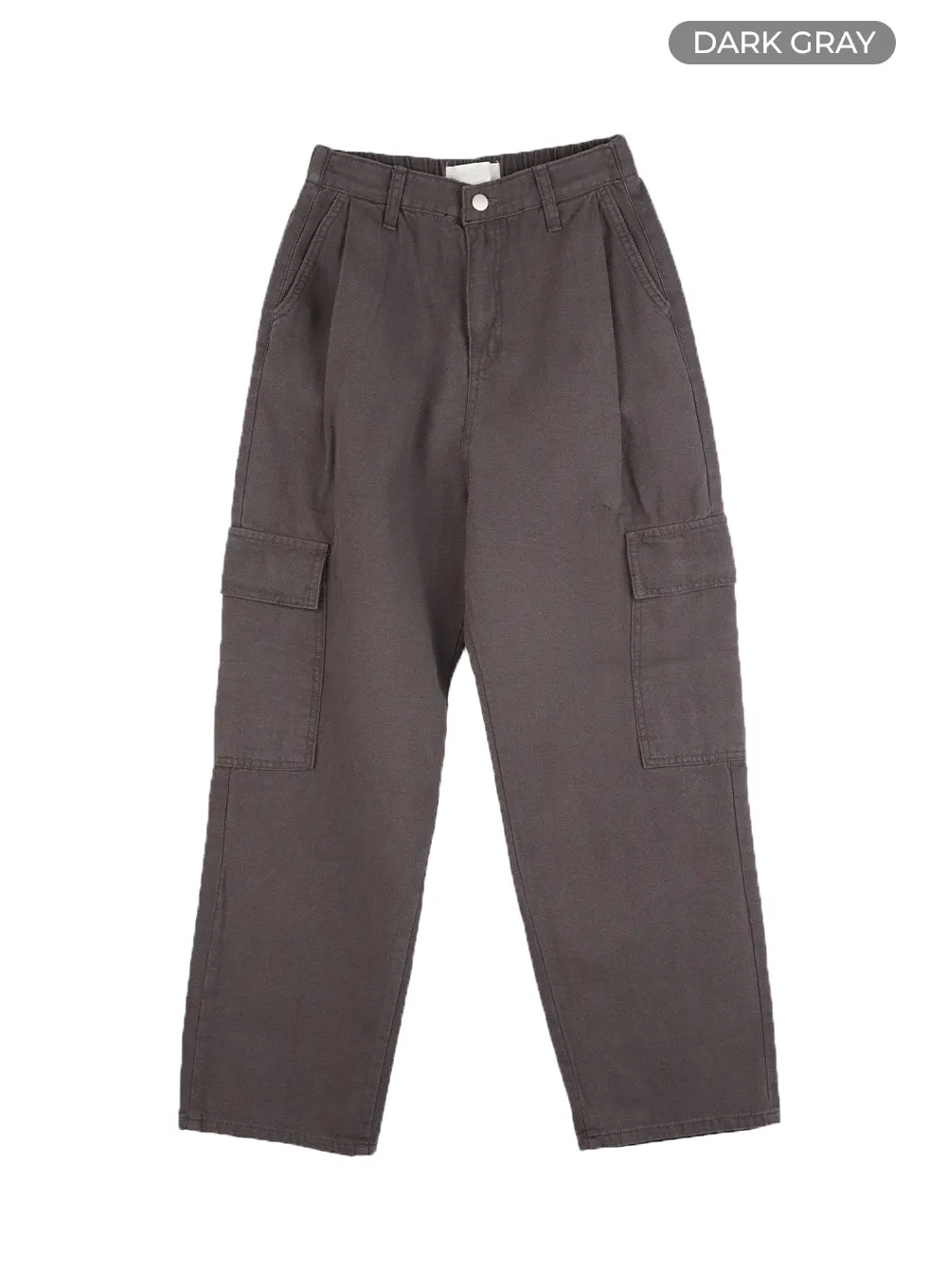 Low Rise Cotton Cargo Pants CM419