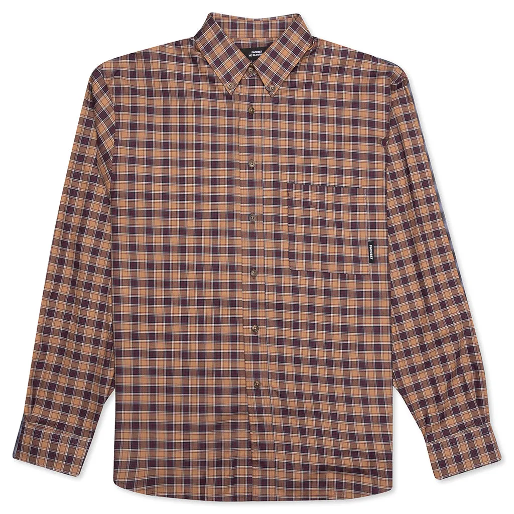 Mixed Checker Shirt - Mixed Checked Yellow