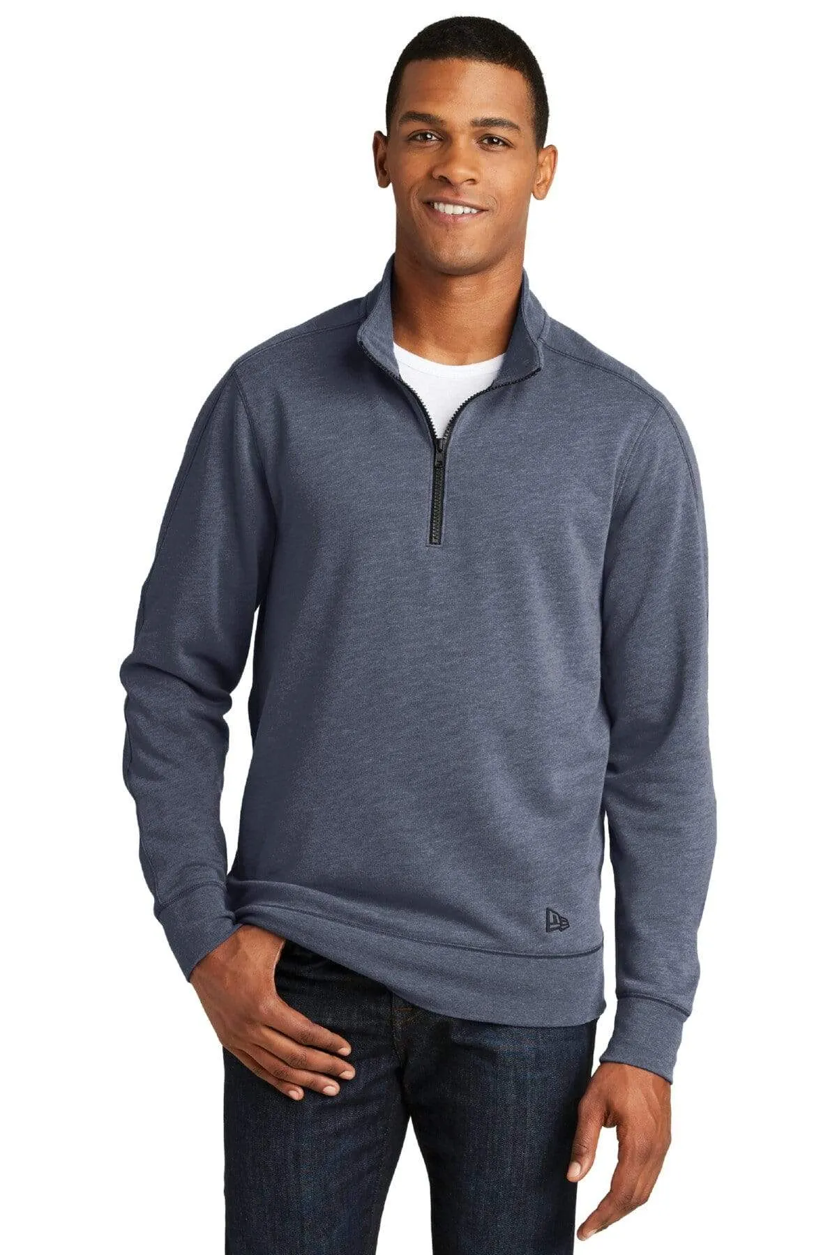 New Era Tri-Blend Fleece 1/4-Zip Pullover