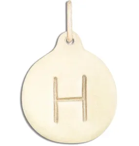 "H" Alphabet Charm