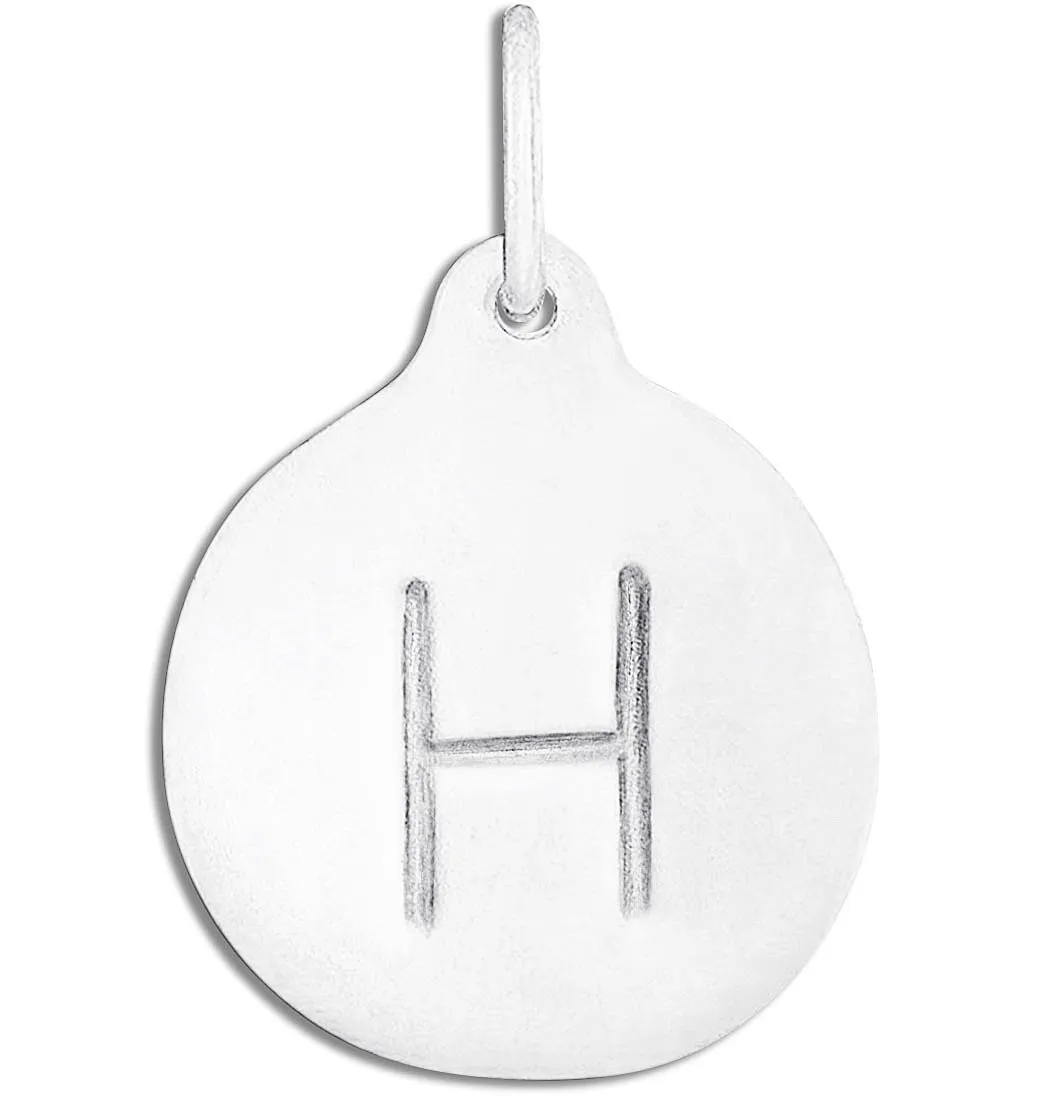 "H" Alphabet Charm