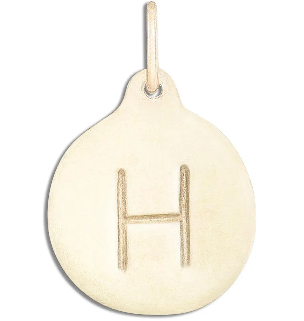 "H" Alphabet Charm